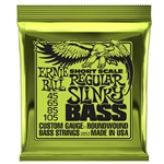 Ernie Ball P02852 Regular Slinky Nickel Wound Short Scale Bass Guitar Strings 45-105