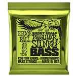 Ernie Ball P02852 Regular Slinky Nickel Wound Short Scale Bass Guitar Strings 45-105