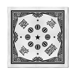 Ernie Ball P04911 Forever Slinky Bandana 22" X 22" Black on White