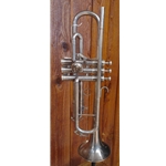 King FLAIR01 Flair Silver Trumpet with Case, Previously Owned