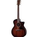 Taylor  AD24CE-SE American Dream Acoustic Electric Guitar, Mahogany/Sapele, w/ AeroCase Gig Bag - $200 PRICE DROP!