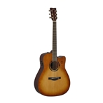 Yamaha TAG3 C SDB Transacoustic Acoustic Electric Dreadnought Guitar, Sand Burst w/Hard Bag