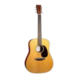 Martin DE RETRO PLUS Road Series DE Retro Plus Mahogany Dreadnought Acoustic Electric Guitar - Spruce/Mahogany w/Gig Bag