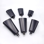 Cardinal Percussion CPCB7 7 inch. Black Steel Cowbell
