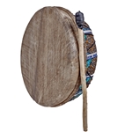 Samba Daramy SBDBL 15" Handcrafted African Buffalo Drum w/ Beater w/ Mallet