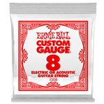 Ernie Ball 1008 .008 Single Guitar String Nickel