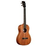 Kala KA-WF-AMHG-B Waterfall Baritone Ukulele,  Solid Mahogany