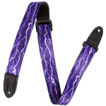Levy's Leathers MPJR-004 Lightning Bolt Junior Size Guitar / Mandolin / Ukulele Strap