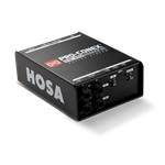 Hosa  DIB-490 Pro-Conex  Sidekick Active Stereo DI / Direct Box, 1/4 in TS to 1/4 in TRS and XLR3M