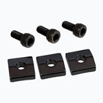 ALLPARTS BP-0116-003 Nut Blocks for Floyd Rose® Locking Nuts, Black, Set of 3