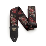 Ernie Ball P04142 Red Rose Jacquard Guitar Strap