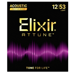 Elixir 21052 ATTUNE Coated Phosphor Bronze Acoustic Guitar Strings