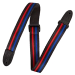Levy's Leathers MPJR-006 Racing Stripe Junior Size Guitar / Mandolin / Ukulele Strap