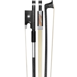 Maple Leaf BVNCFBM4/4 4/4 Violin Bow, Braided Carbon Fiber Composite