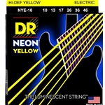 DR Strings NYE-10 NEON™ Hi Def Yellow Guitar Strings