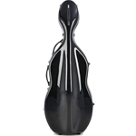 Knilling CCF44BK Deluxe Fiberglass Lightweight 4/4 Cello Case, Black Graphite/Graphite