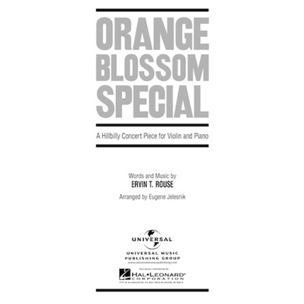Orange Blossom Special Violin