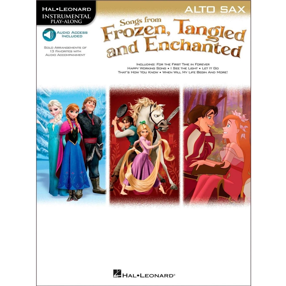 Songs from Frozen, Tangled and Enchanted - Alto Saxophone Alto Sax