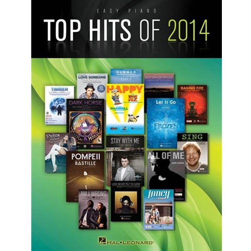 Top Hits of 2014 Easy Piano