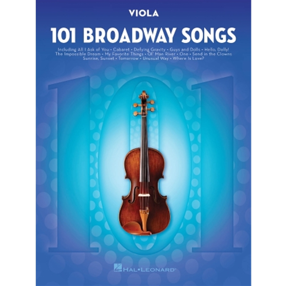101 Broadway Songs For Viola