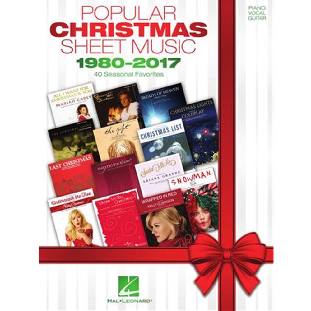 Popular Christmas Sheet Music – 1980-2017