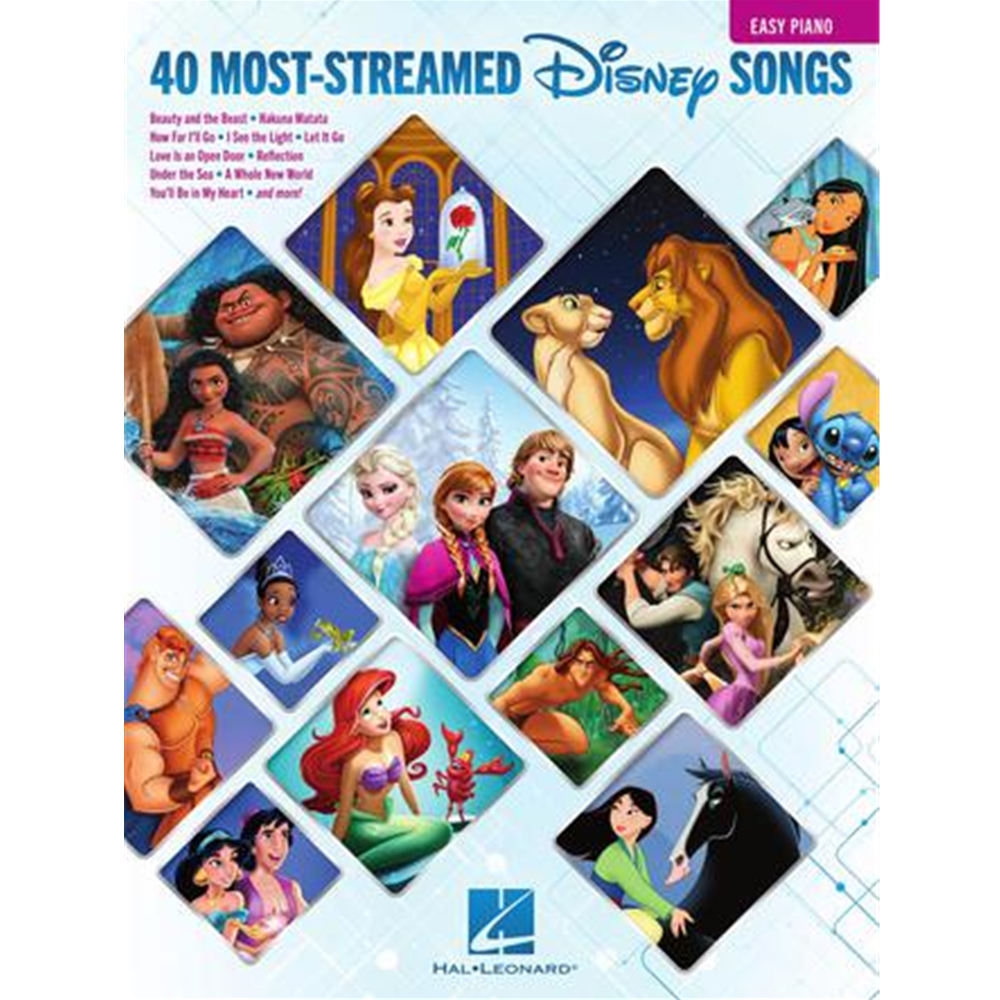 40 Most-Streamed Disney Songs Easy Piano