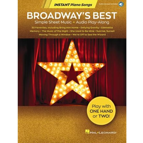 Broadway Best Sheet Music + Audio Play-Along