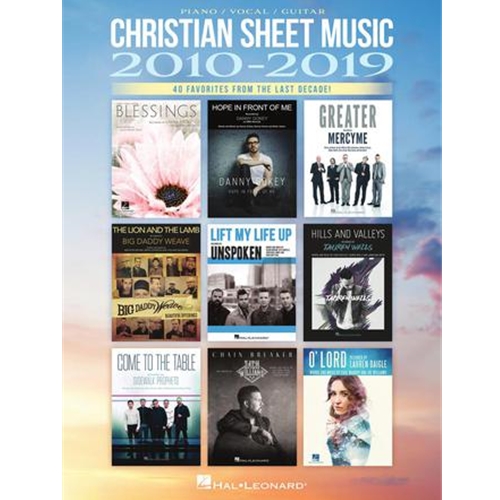 Christian Sheet Music 2010-2019 Piano/Vocal/Guitar