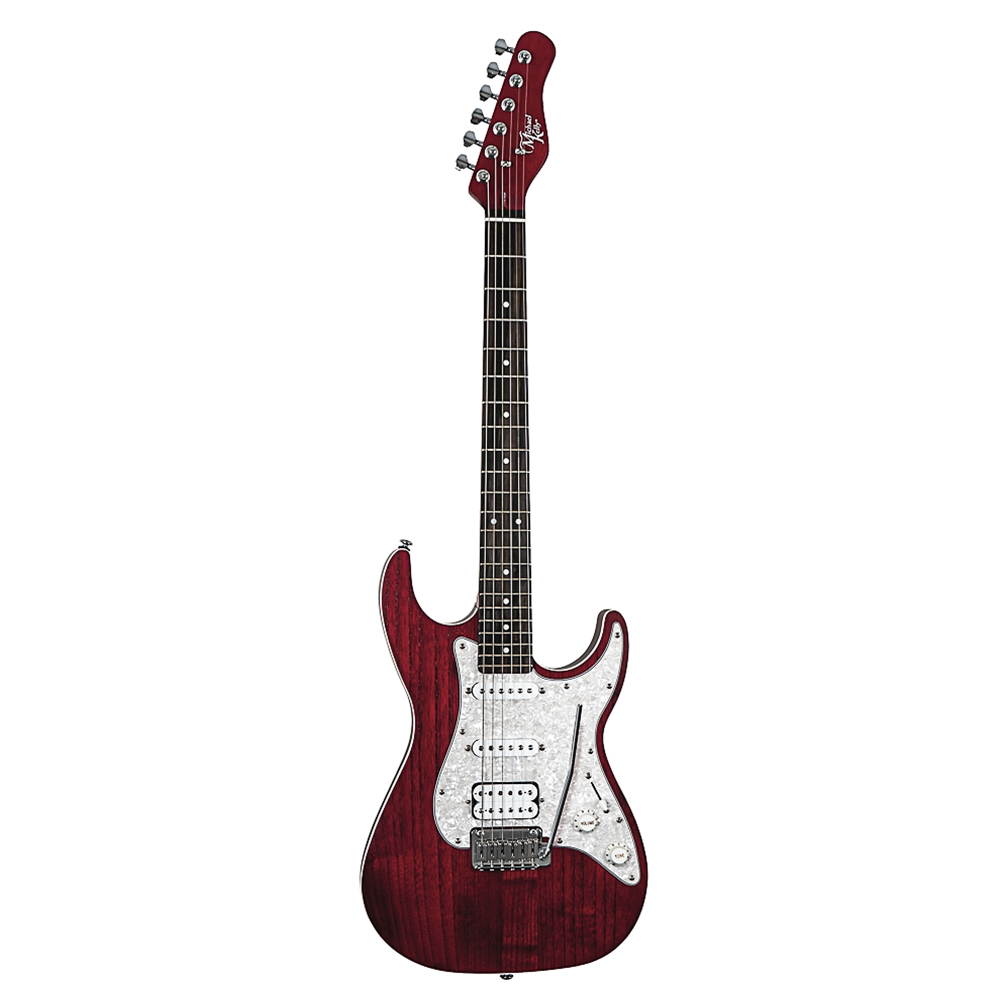 Michael Kelly MK63OTRERB 63OP Electric Guitar Transparent Red