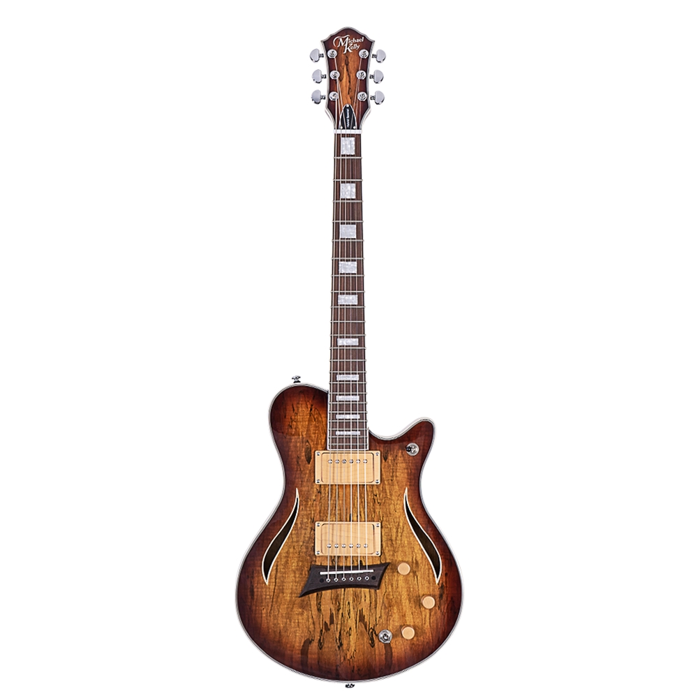 Michael Kelly MKHSSSBPYZ Hybrid Special Spalted Maple Burst Electric Guitar