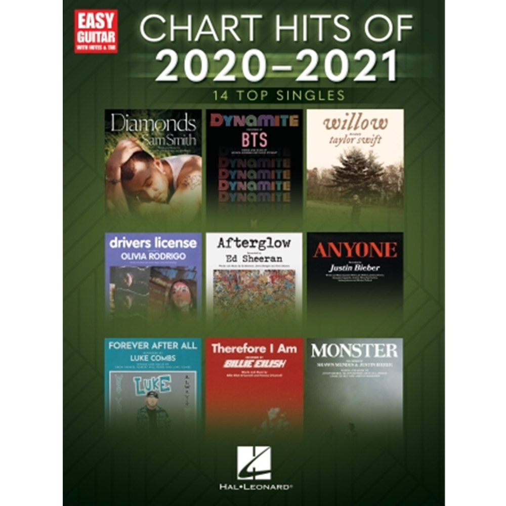 Chart Hits of 2020-2021 Guitar guitar