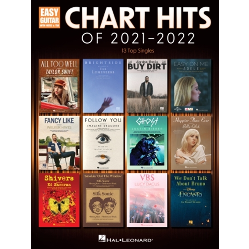 Chart Hits of 2021-2022 Easy Guitar