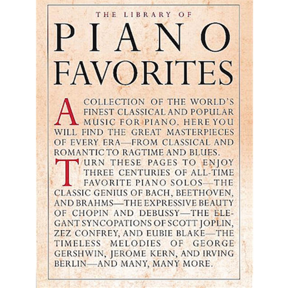 Library of Piano Favorites