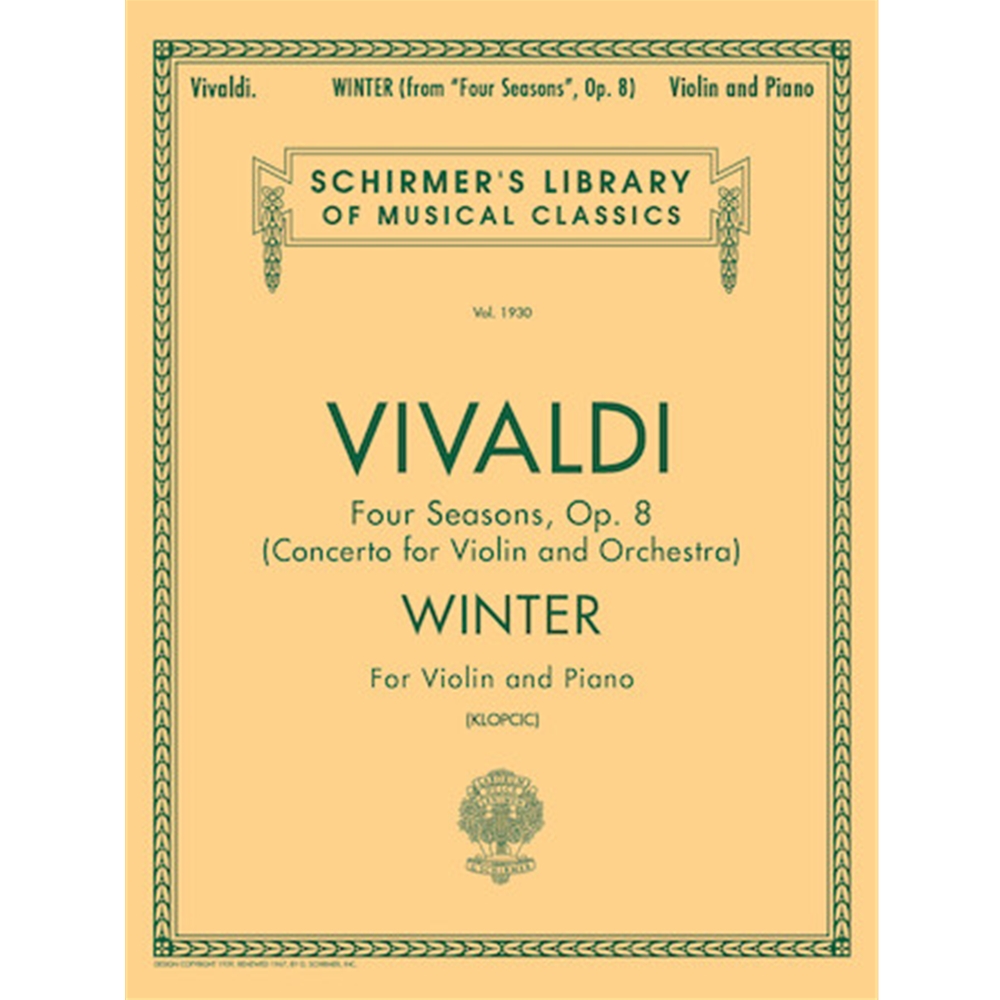 Winter (Vivaldi) - For Violin ON SALE! Violin