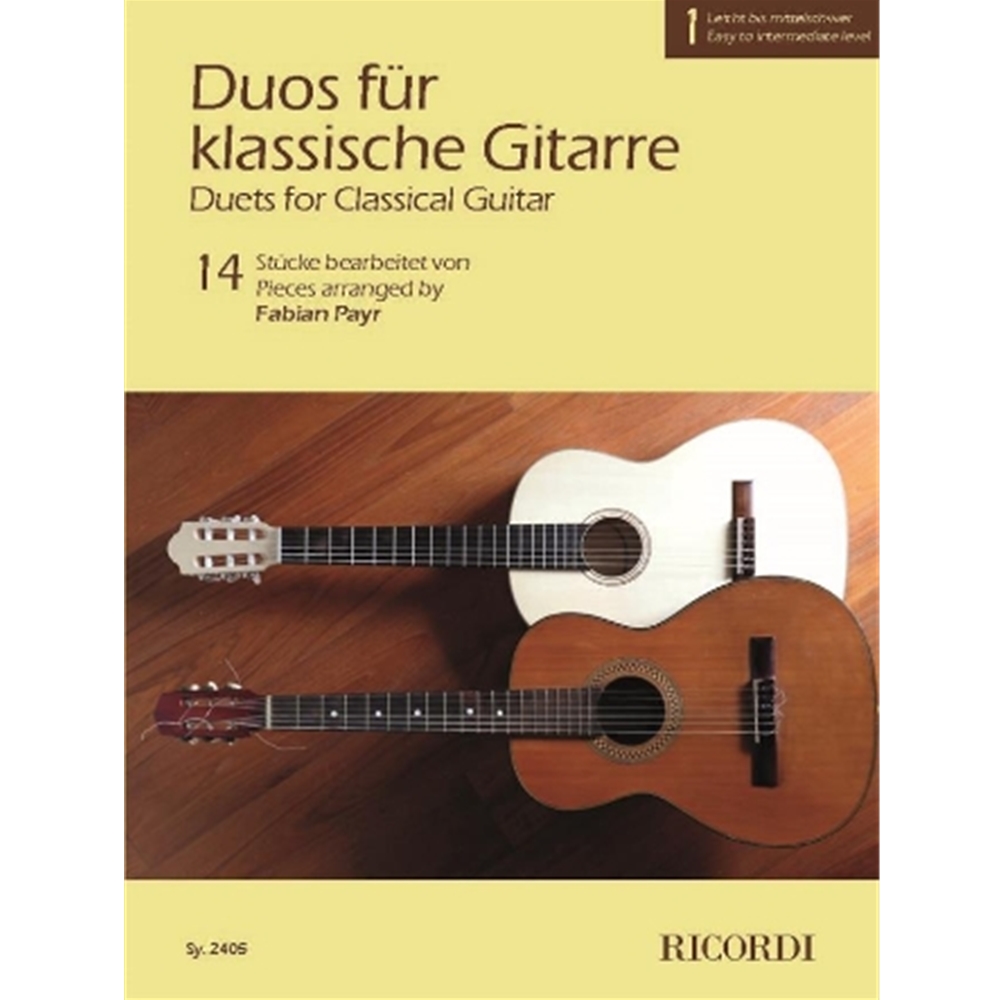 Duets For Classical Guitar, Volume 1, 14 Pieces Arranged For 2 Guitars