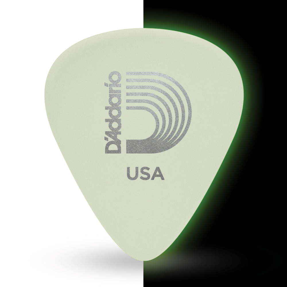 Planet Waves 1CCG2-100 Celluloid-Glow Guitar Picks Light