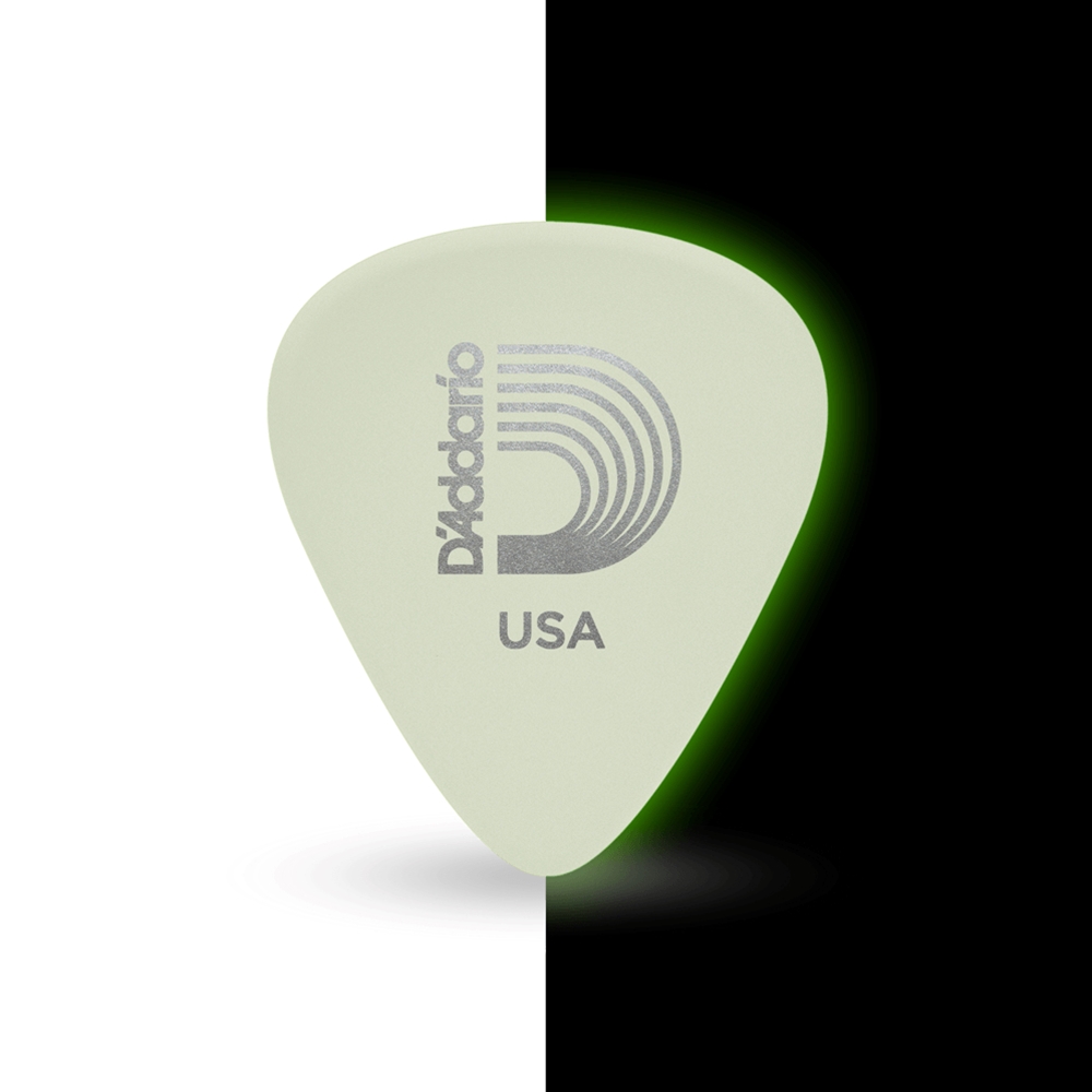 Planet Waves 1CCG4-100 Celluloid-Glow Guitar Picks Medium