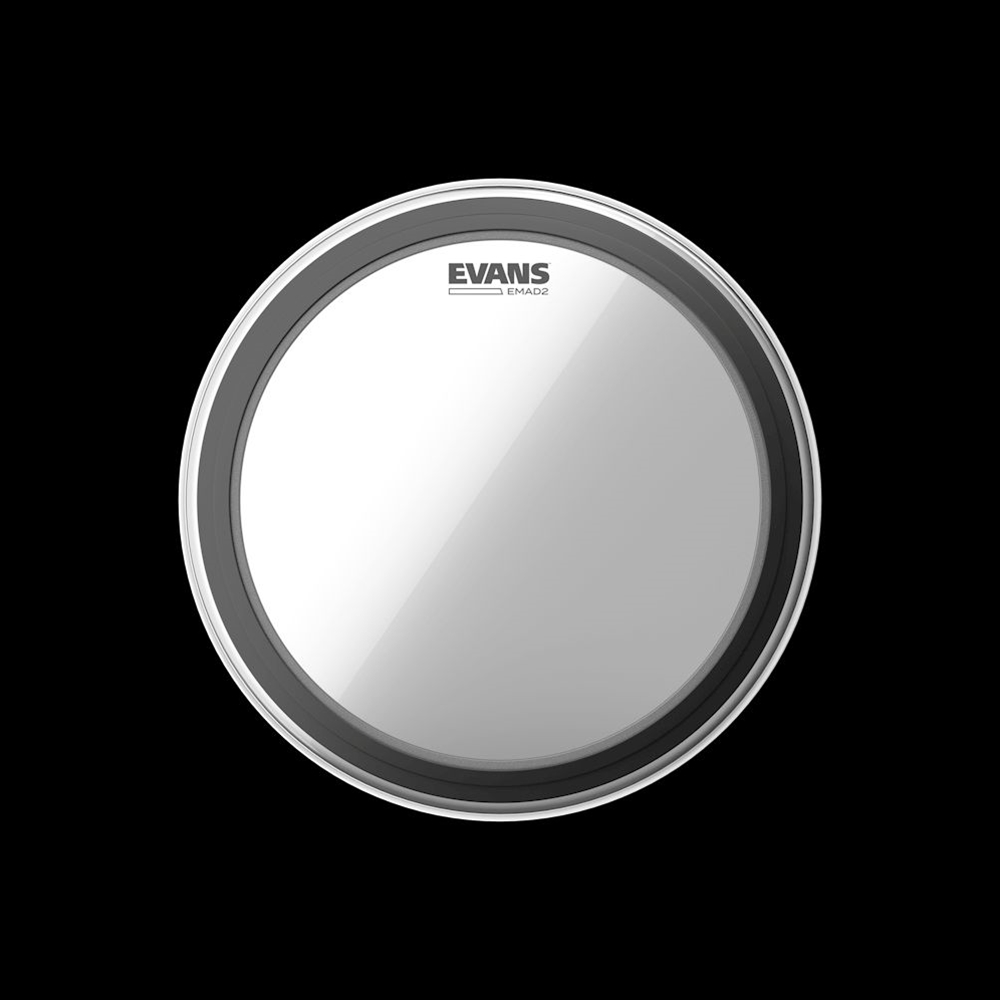 Evans BD22EMAD EMAD Clear Bass Drum Head, 22 Inch