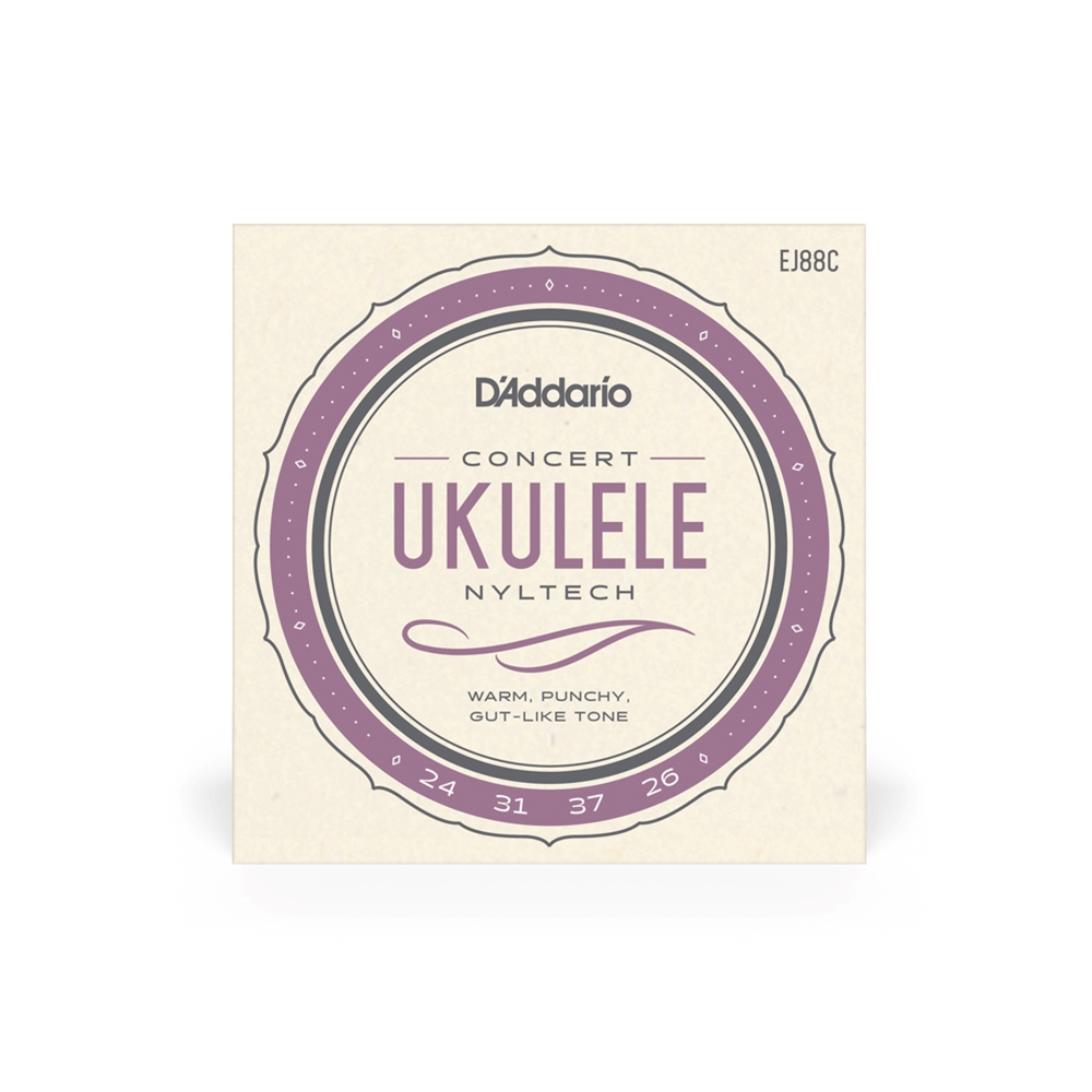 D'Addario EJ88C Nyltech Ukulele String Set, Concert