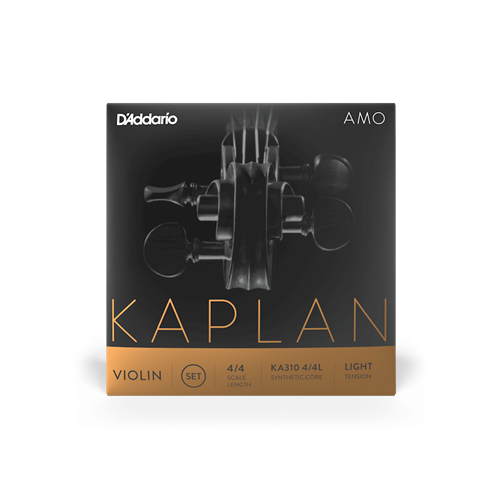 Kaplan KA31044L Amo Violin String Set, 4/4 Scale, Light Tension