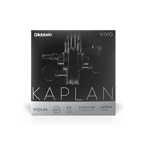 Kaplan KV31044M   Vivo Violin String Set, 4/4 Scale, Medium Tension