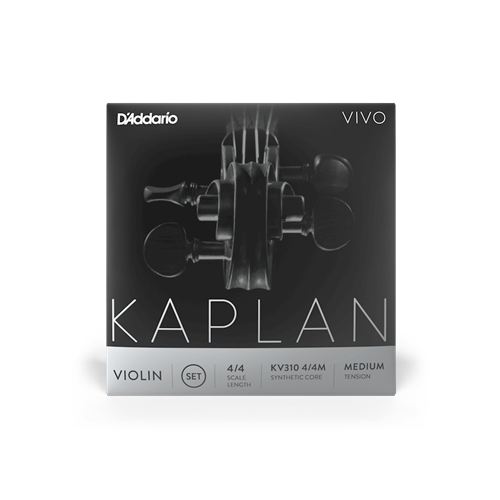 Kaplan KV31044M  Vivo Violin String Set, 4/4 Scale, Medium Tension