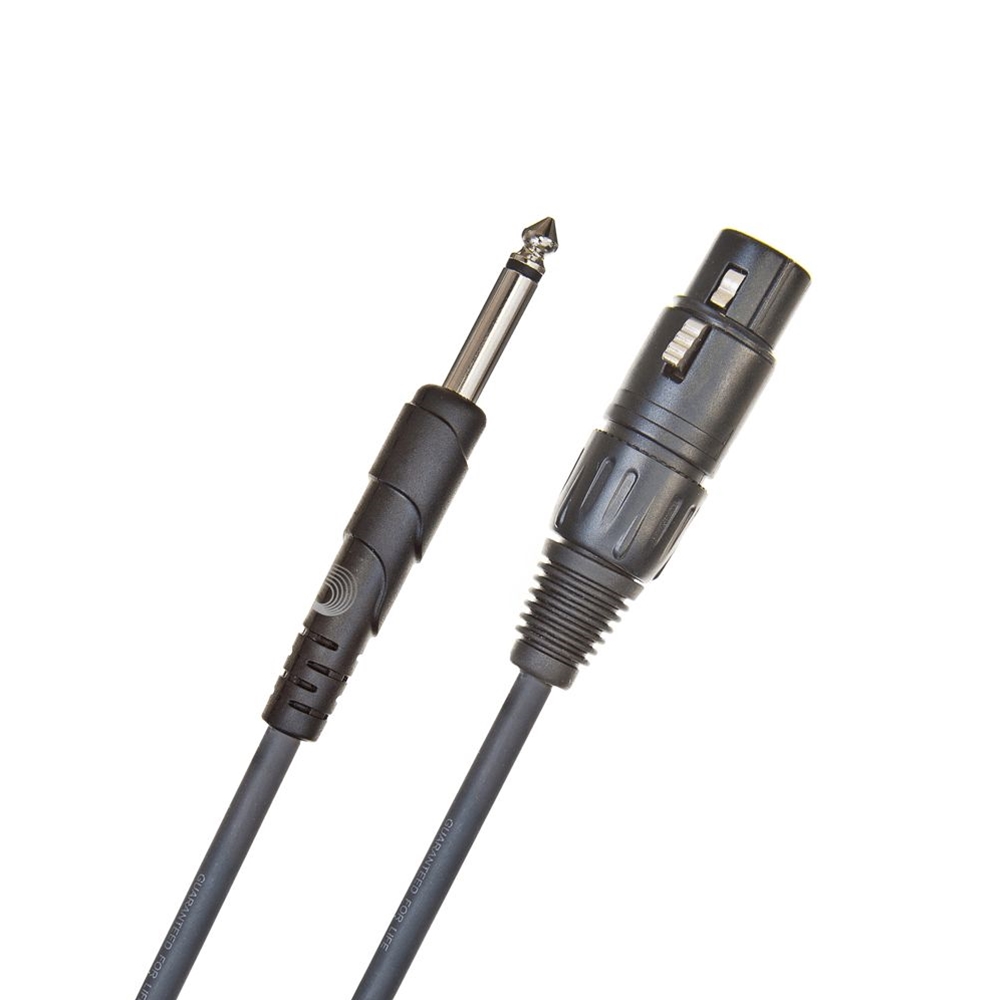 Planet Waves PW-CGMIC-25 Classic Series Unbalanced Microphone Cable, XLR-to-1/4-inch, 25 feet