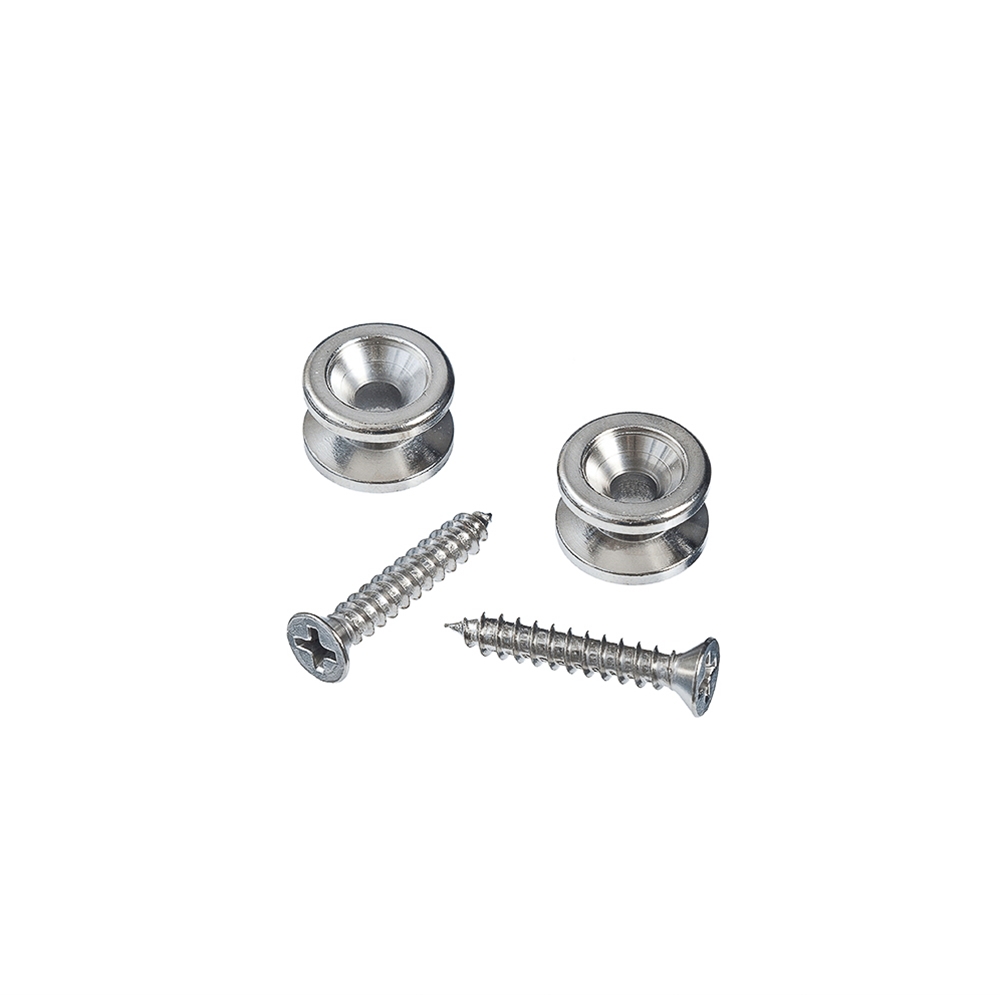 Planet Waves PWEEP202 Elliptical End Pins, Chrome
