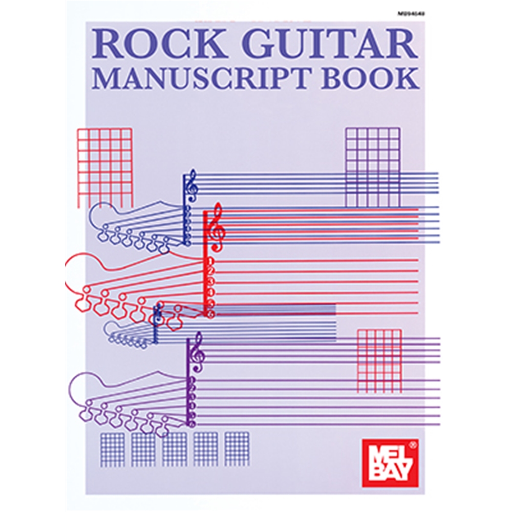 Rock Guitar Manuscript Book
