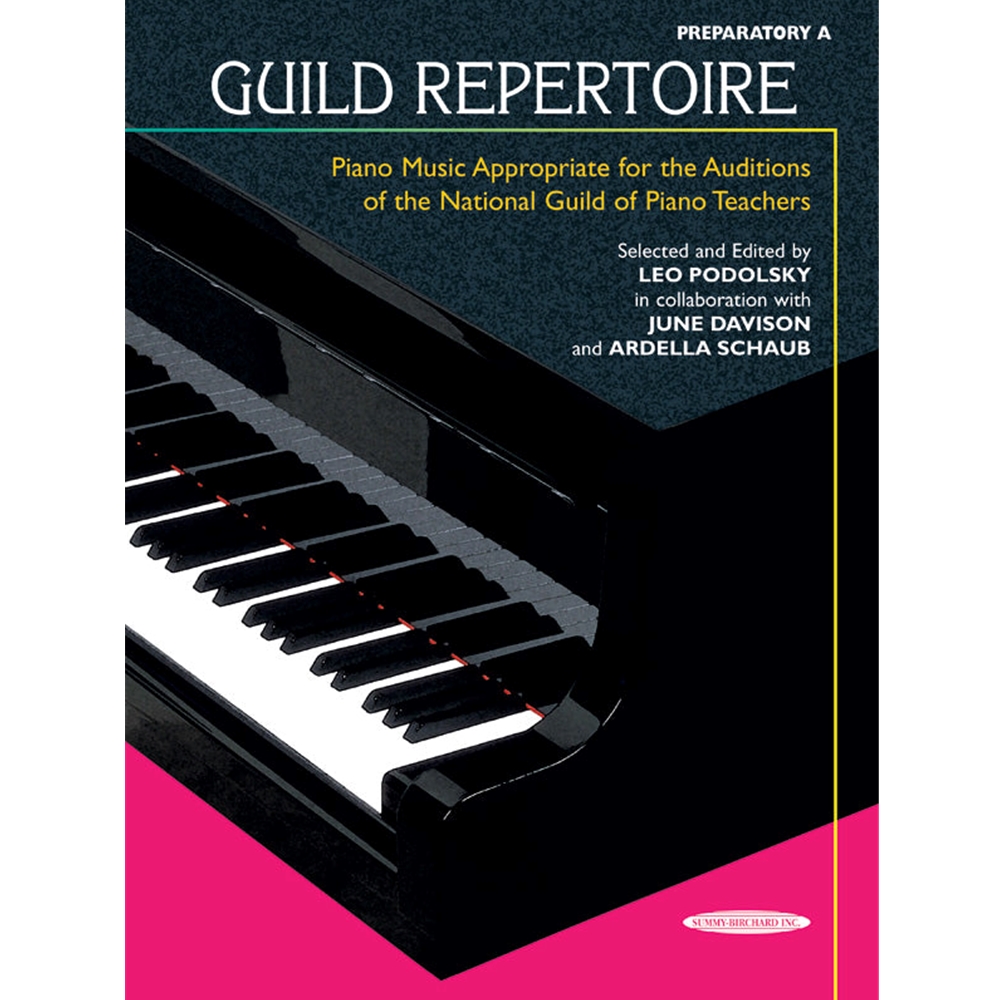 Piano Music for the Auditions of the National Guild of Piano Teachers, Preparatory A Book