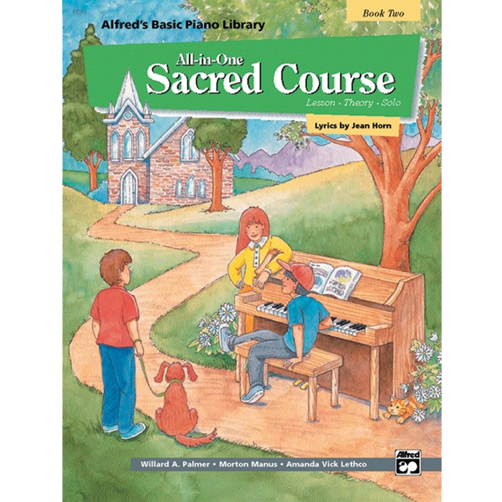 Alfred's Basic All-in-One Sacred Course, Book 2 [Piano] Book