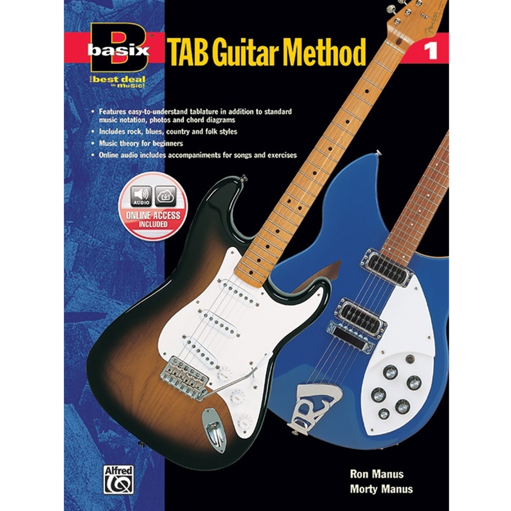 Basix®: TAB Guitar Method 1 [Guitar] Book & Online Audio