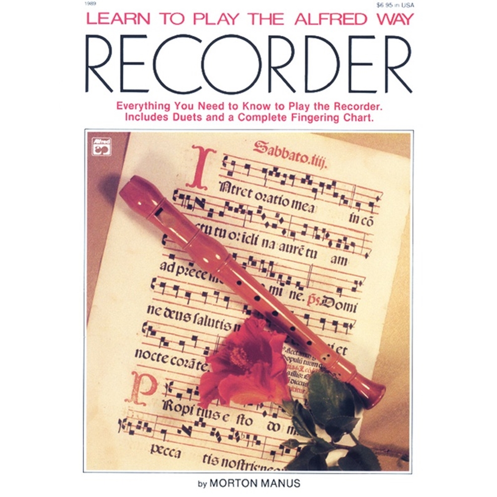 Alfred Learn to Play Recorder Book