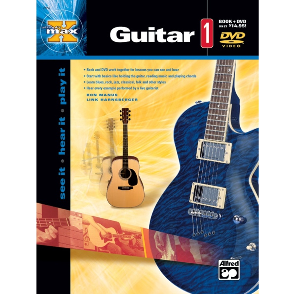 Alfred's MAX  Guitar 1 [Guitar] Book & DVD